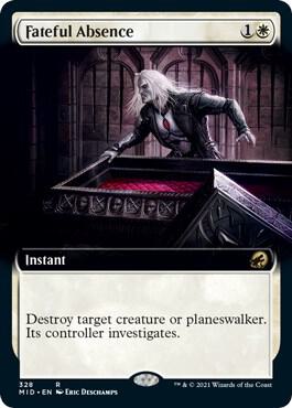 Fateful Absence (Extended Art) (328) [Innistrad: Midnight Hunt] [Extended Art]