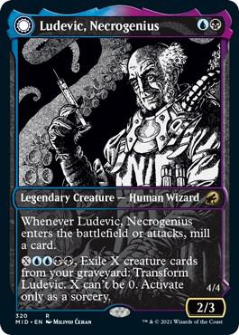 Ludevic, Necrogenius (Showcase) (320) [Innistrad: Midnight Hunt] [Showcase]