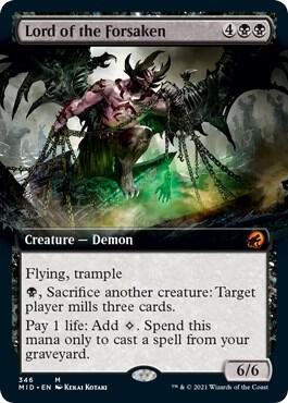 Lord of the Forsaken (Extended Art) (346) [Innistrad: Midnight Hunt] [Extended Art]