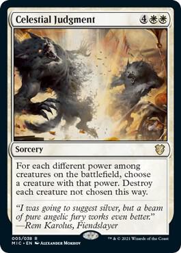 Celestial Judgment (5) [Midnight Hunt Commander]