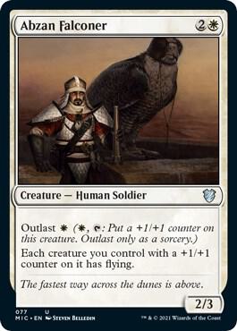 Abzan Falconer (77) [Midnight Hunt Commander]