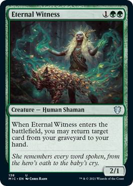 Eternal Witness (138) [Midnight Hunt Commander]