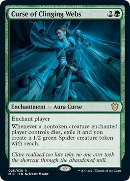 Curse of Clinging Webs (25) [Midnight Hunt Commander]