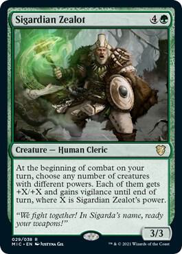 Sigardian Zealot (29) [Midnight Hunt Commander]