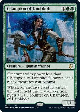 Champion of Lambholt (136) [Midnight Hunt Commander]