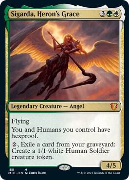 Sigarda, Heron's Grace (155) [Midnight Hunt Commander]
