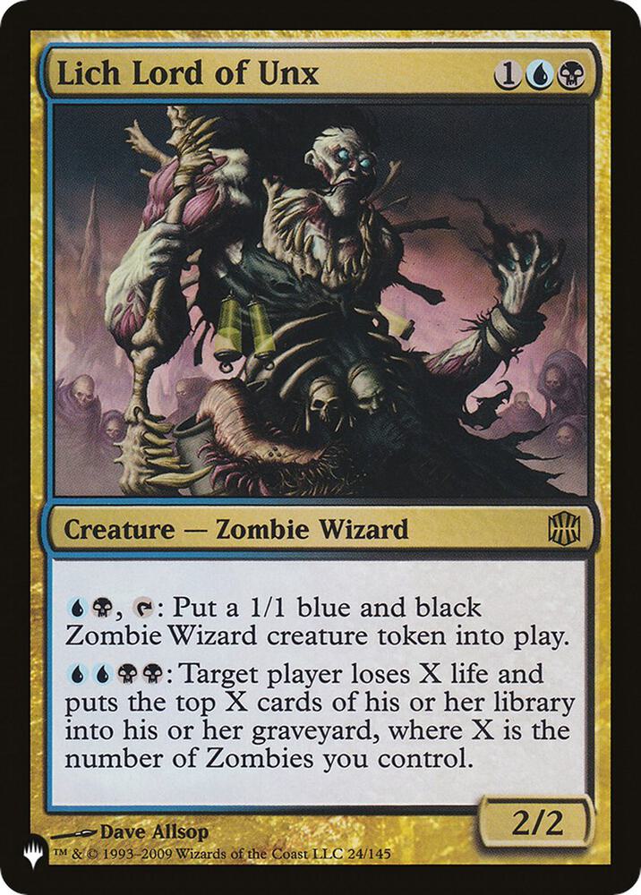 Lich Lord of Unx (24/145) [The List]