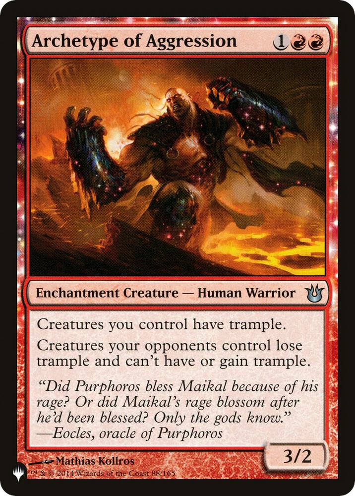 Archetype of Aggression (88/165) [The List]