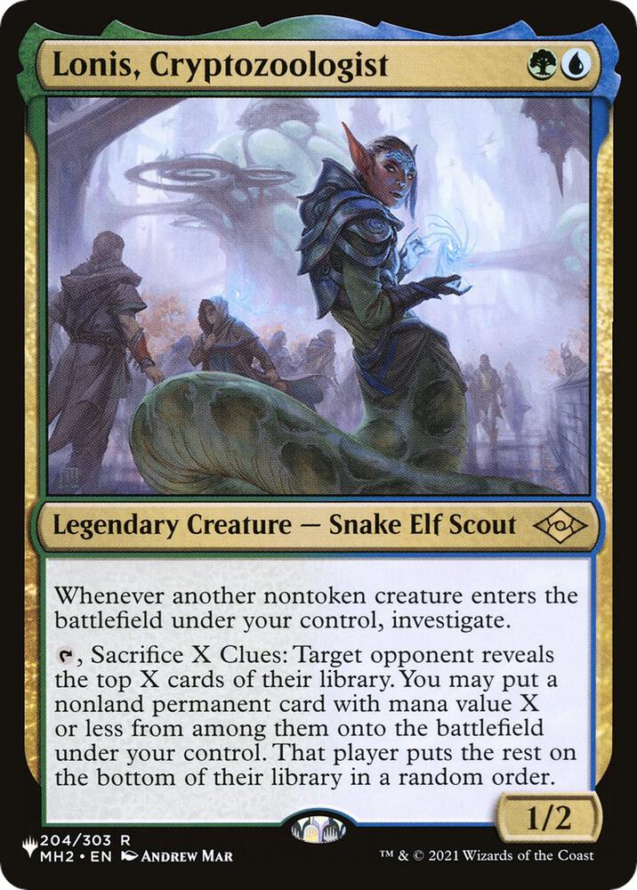 Lonis, Cryptozoologist (204/303) [The List]
