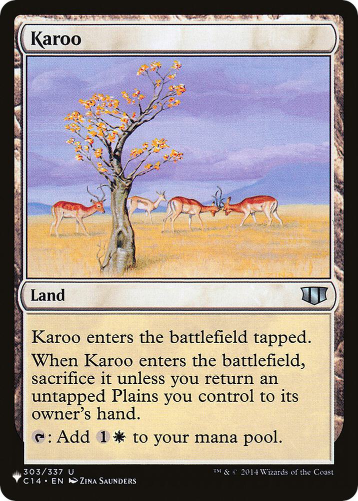 Karoo (C14) (303/337) [The List]