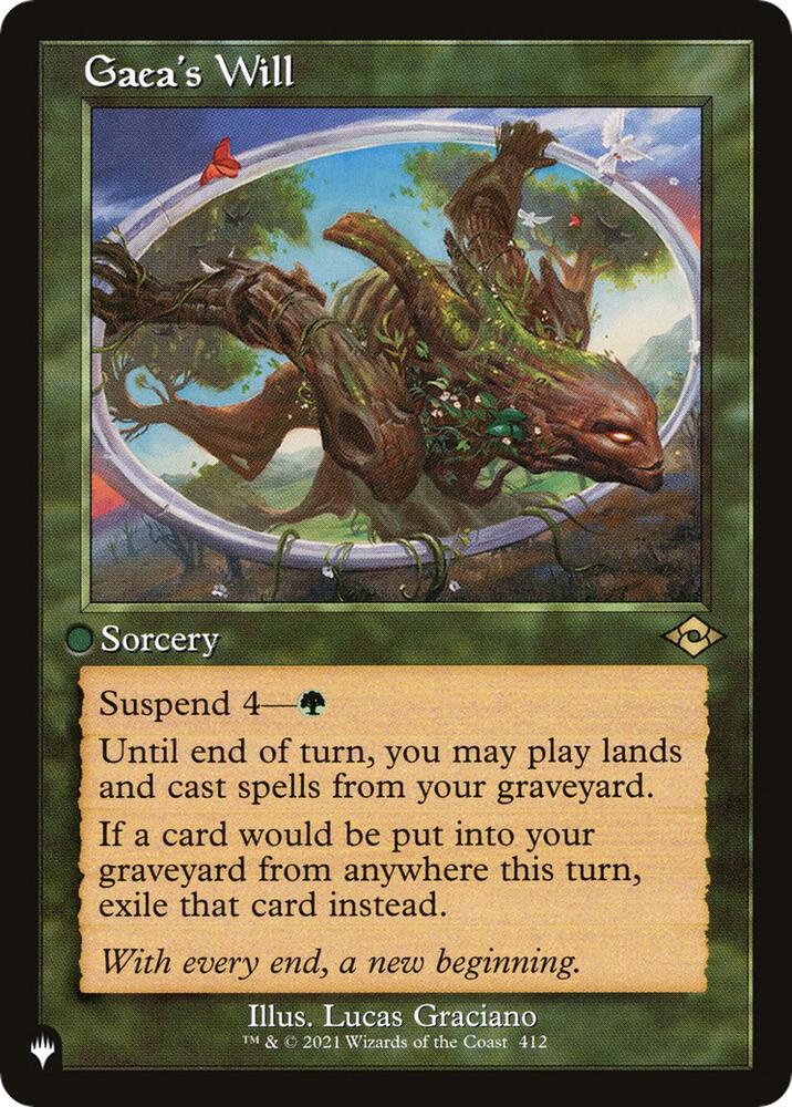Gaea's Will (412/303) [The List]