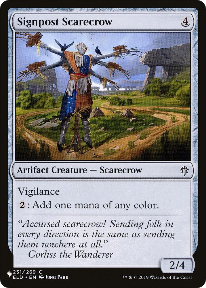 Signpost Scarecrow (231/269) [The List]