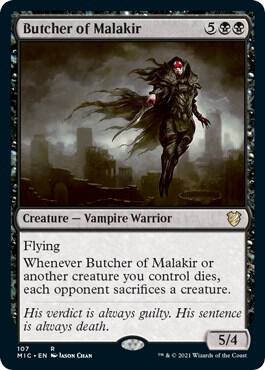 Butcher of Malakir (107) [Midnight Hunt Commander]