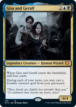 Gisa and Geralf (150) [Midnight Hunt Commander]