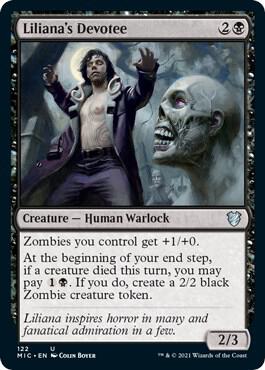 Liliana's Devotee (122) [Midnight Hunt Commander]