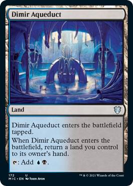 Dimir Aqueduct (172) [Midnight Hunt Commander]