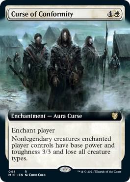 Curse of Conformity (Extended Art) (44) [Midnight Hunt Commander] [Extended Art]