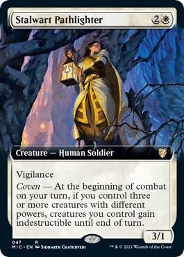 Stalwart Pathlighter (Extended Art) (47) [Midnight Hunt Commander] [Extended Art]