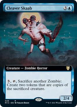 Cleaver Skaab (Extended Art) (49) [Midnight Hunt Commander] [Extended Art]