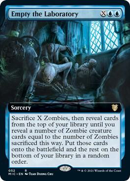 Empty the Laboratory (Extended Art) (52) [Midnight Hunt Commander] [Extended Art]