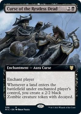 Curse of the Restless Dead (Extended Art) (56) [Midnight Hunt Commander] [Extended Art]