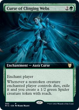 Curse of Clinging Webs (Extended Art) (63) [Midnight Hunt Commander] [Extended Art]