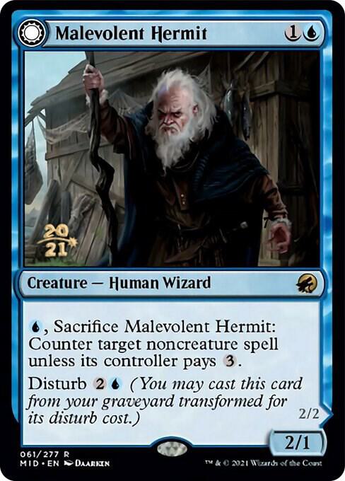 Malevolent Hermit (61) [Prerelease Cards]