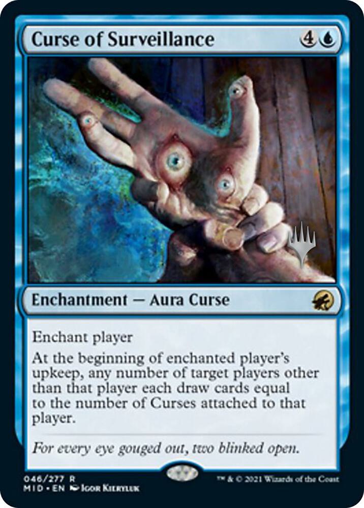 Curse of Surveillance (46) [Innistrad: Midnight Hunt Promos]