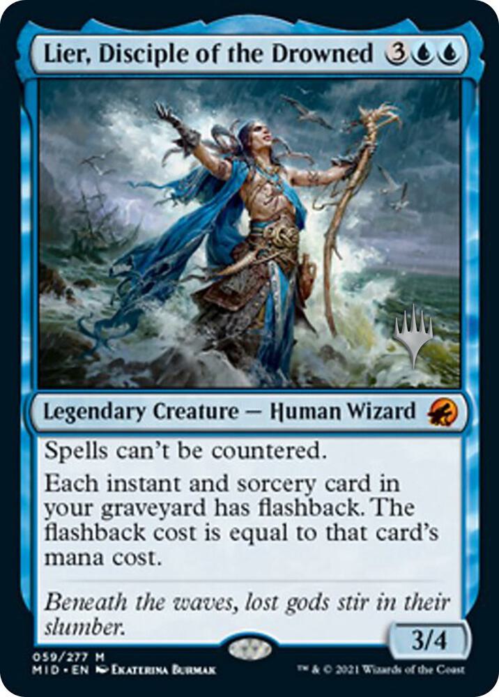 Lier, Disciple of the Drowned (59) [Innistrad: Midnight Hunt Promos]