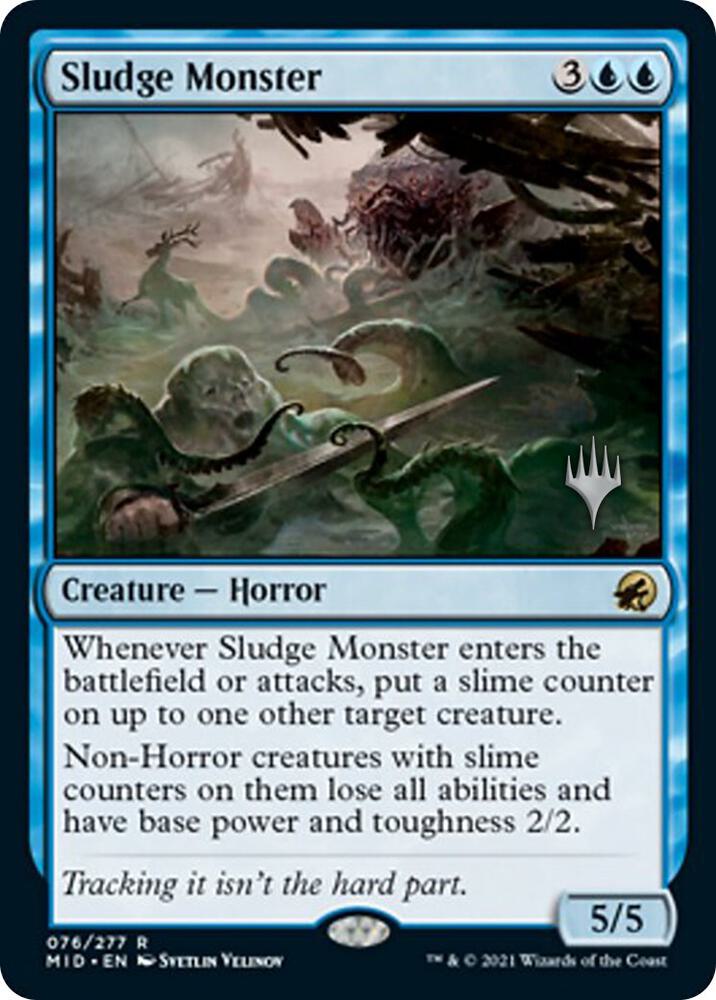 Sludge Monster (76) [Innistrad: Midnight Hunt Promos]