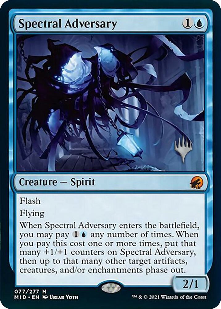 Spectral Adversary (77) [Innistrad: Midnight Hunt Promos]