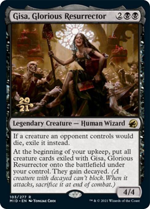 Gisa, Glorious Resurrector (103) [Prerelease Cards]