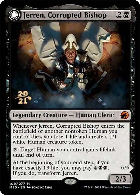 Jerren, Corrupted Bishop (109) [Prerelease Cards]