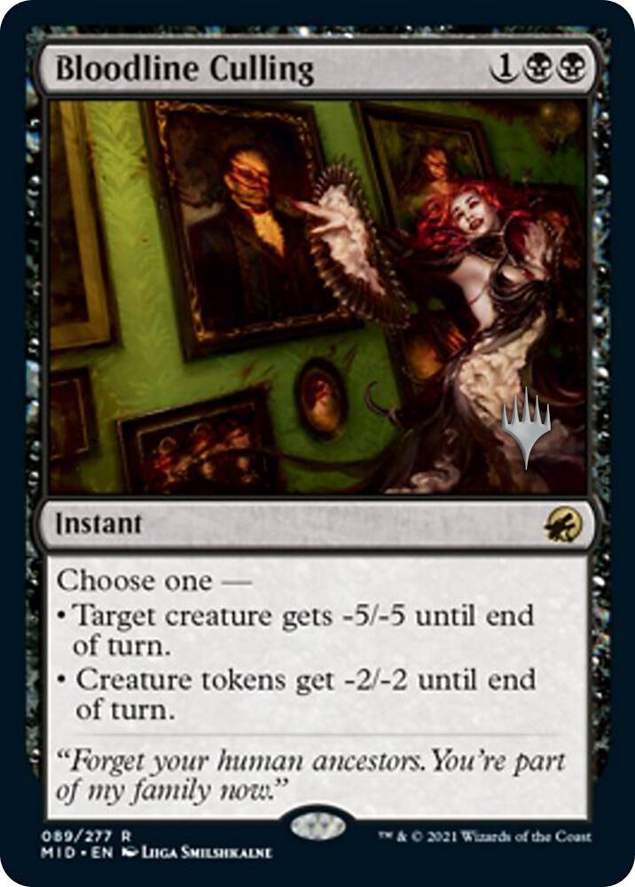 Bloodline Culling (89) [Innistrad: Midnight Hunt Promos]