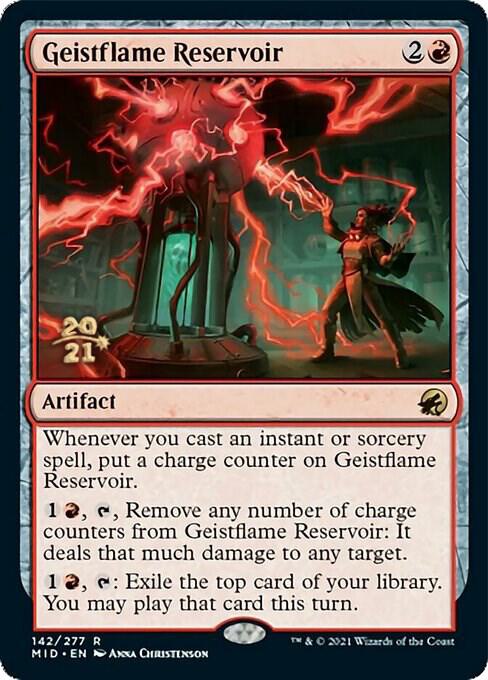 Geistflame Reservoir (142) [Prerelease Cards]