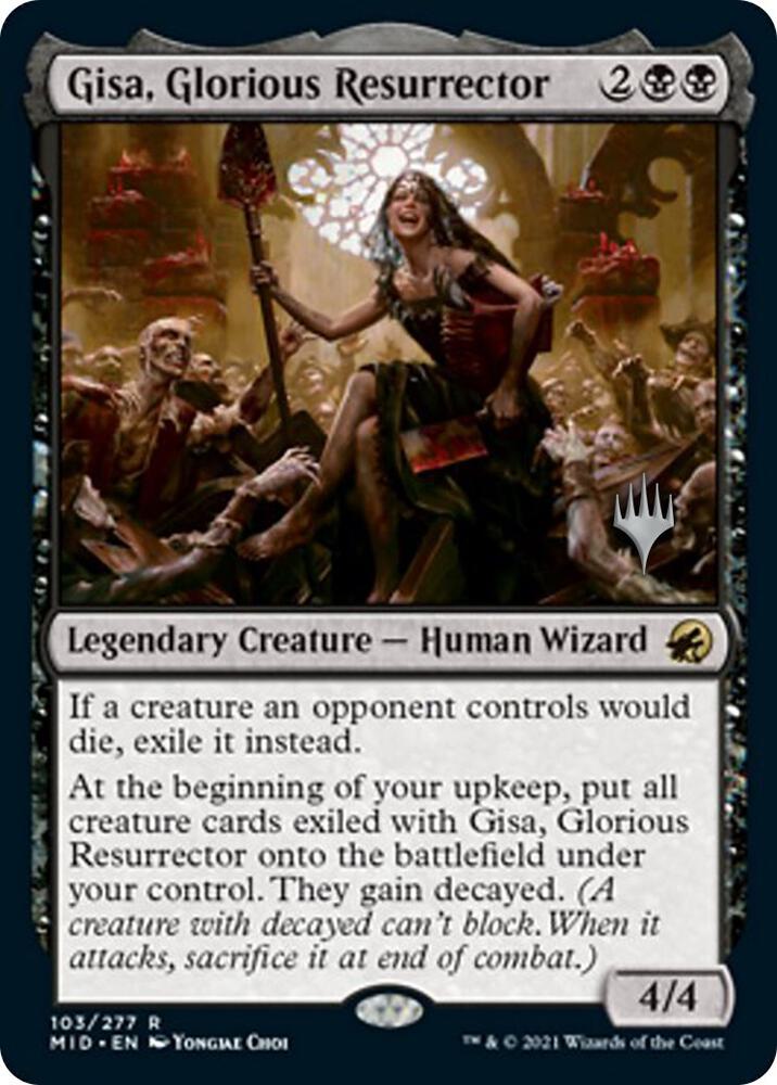 Gisa, Glorious Resurrector (103) [Innistrad: Midnight Hunt Promos]