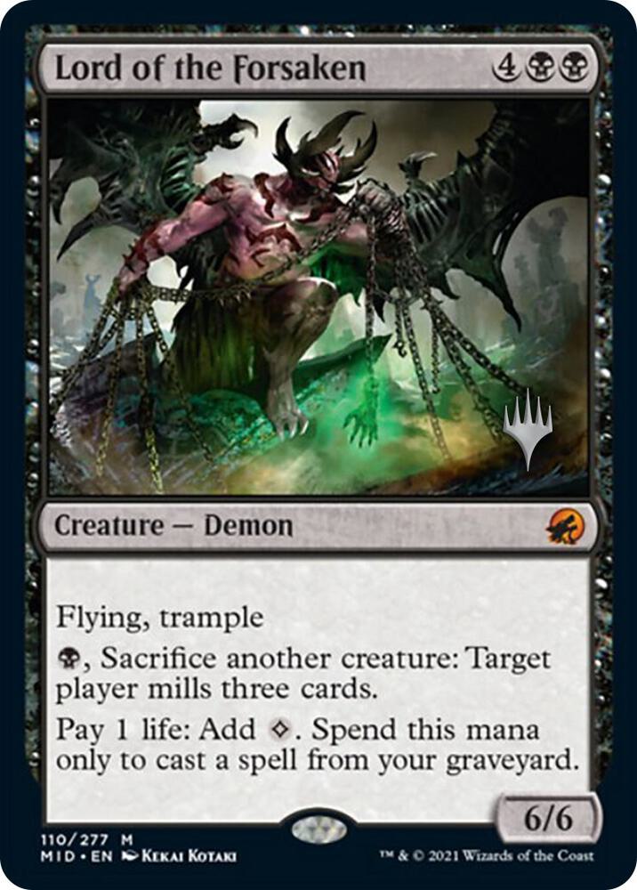 Lord of the Forsaken (110) [Innistrad: Midnight Hunt Promos]
