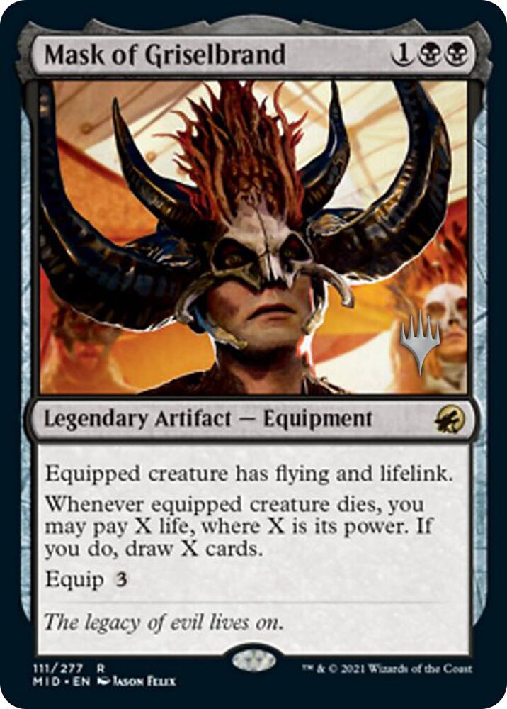 Mask of Griselbrand (111) [Innistrad: Midnight Hunt Promos]