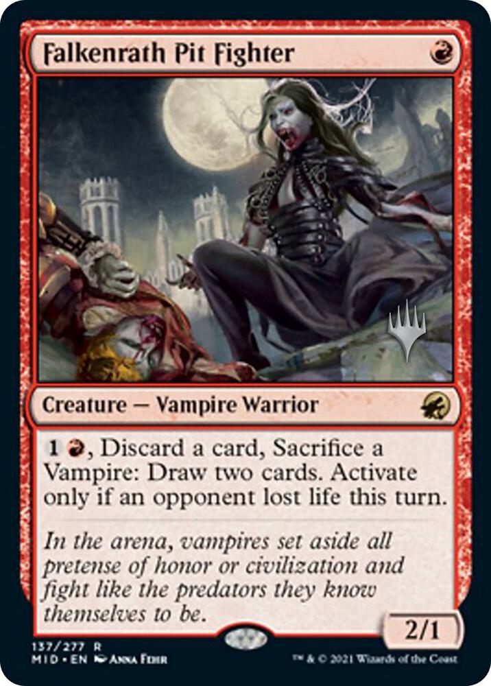 Falkenrath Pit Fighter (137) [Innistrad: Midnight Hunt Promos]