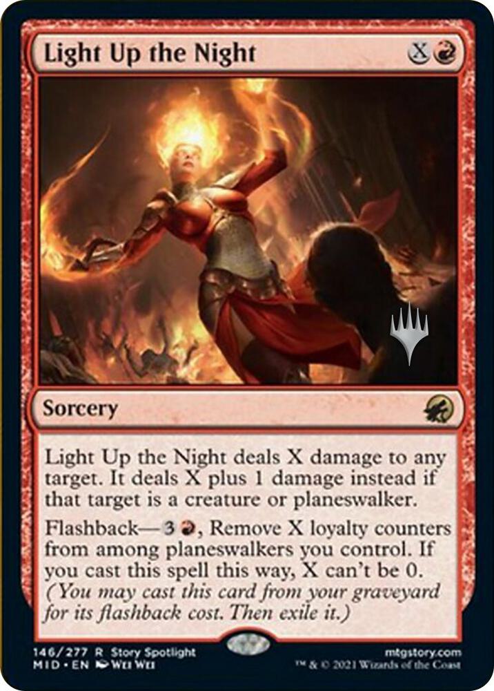 Light Up the Night (146) [Innistrad: Midnight Hunt Promos]