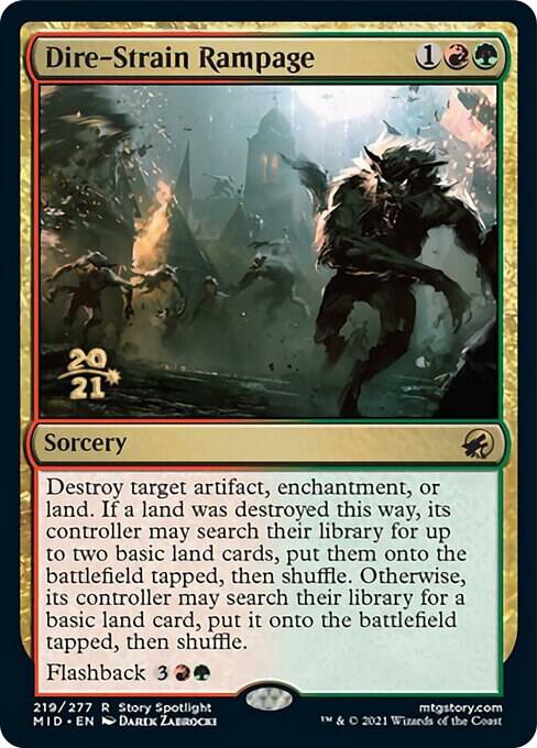 Dire-Strain Rampage (219) [Prerelease Cards]
