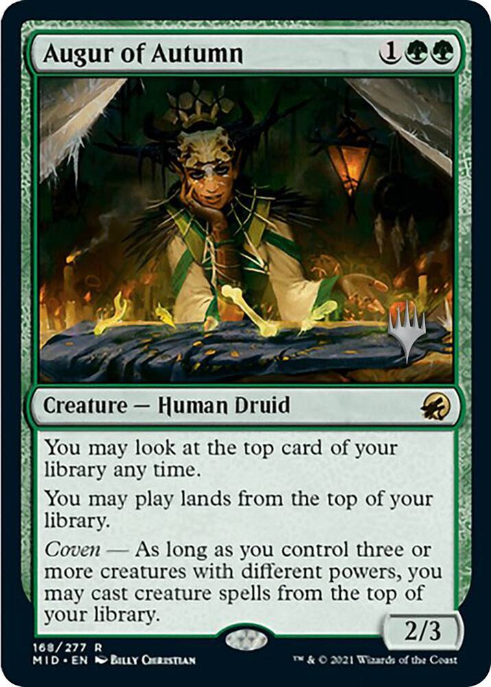 Augur of Autumn (168) [Innistrad: Midnight Hunt Promos]
