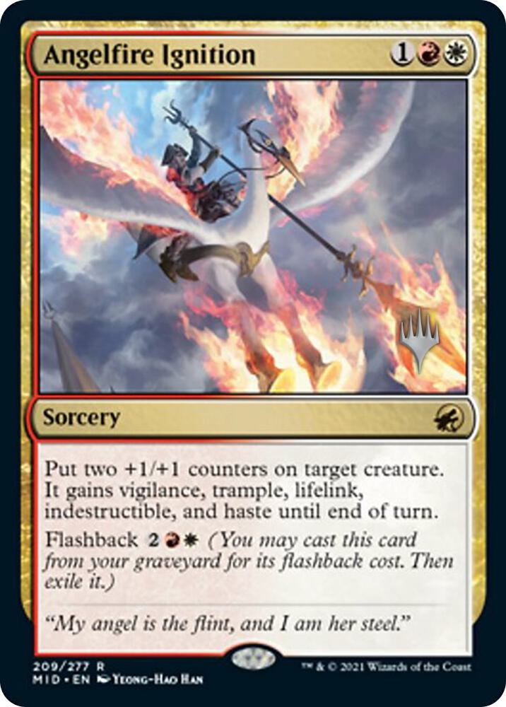 Angelfire Ignition (209) [Innistrad: Midnight Hunt Promos]