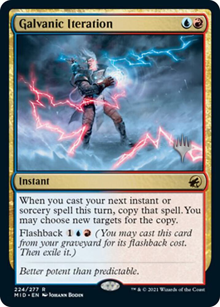 Galvanic Iteration (224) [Innistrad: Midnight Hunt Promos]