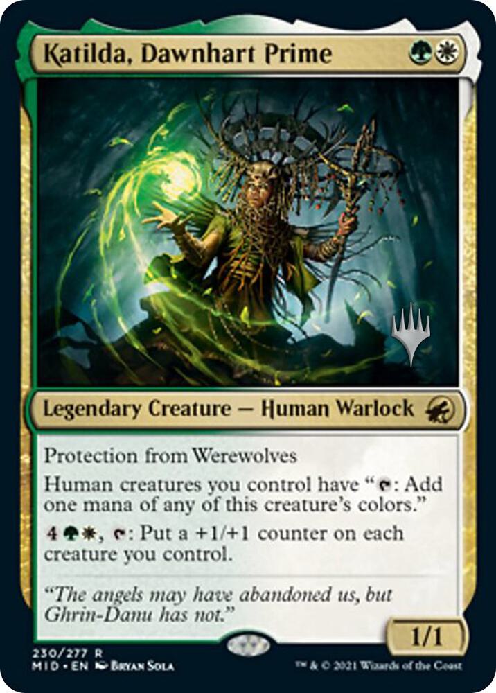 Katilda, Dawnhart Prime (230) [Innistrad: Midnight Hunt Promos]