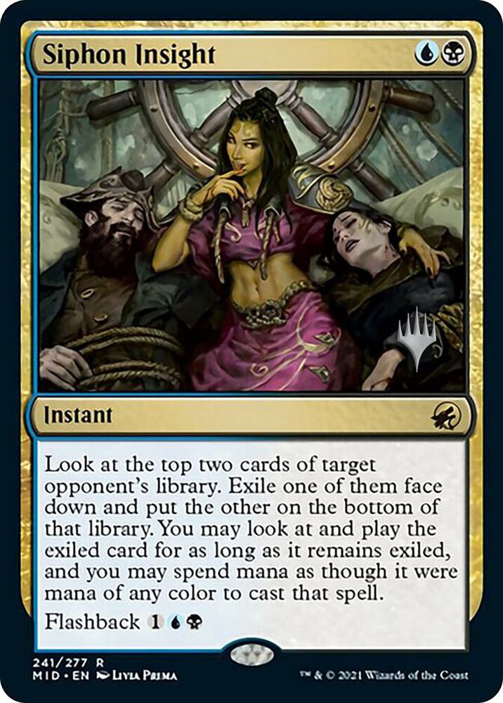 Siphon Insight (241) [Innistrad: Midnight Hunt Promos]