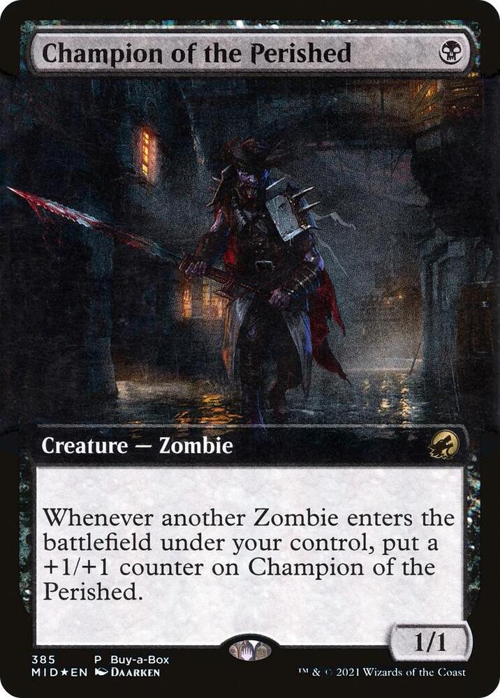 Champion of the Perished (385) [Buy-A-Box Promos] [Extended Art]