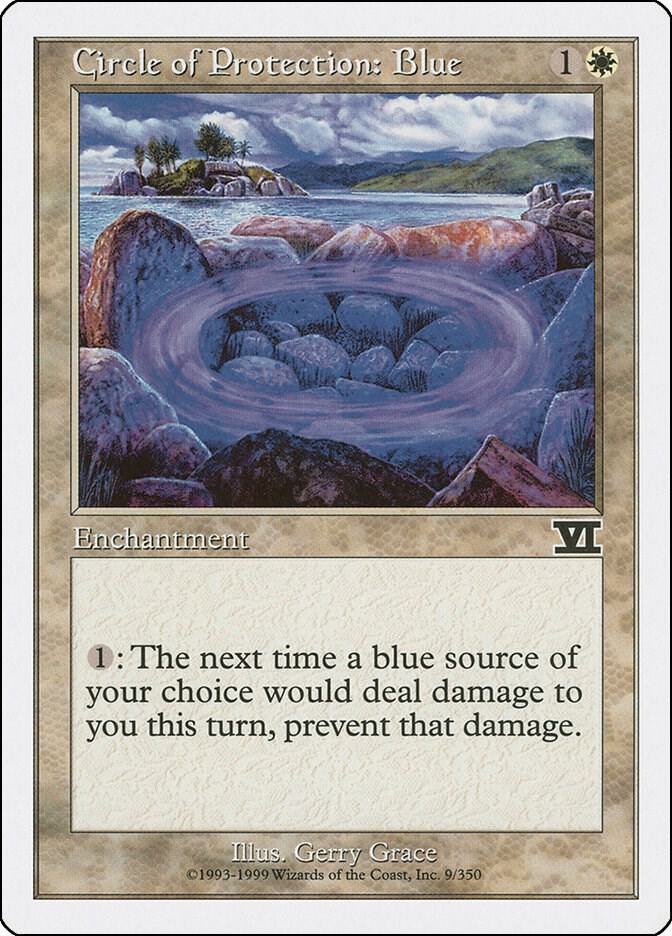 Circle of Protection: Blue (9) [Classic Sixth Edition]