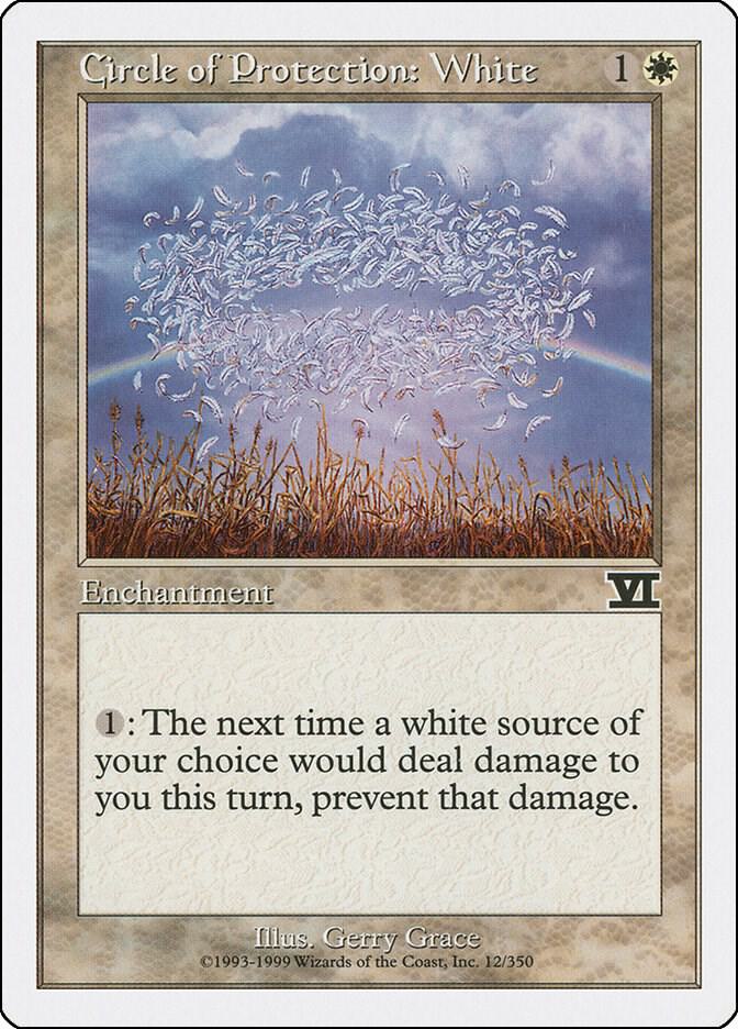 Circle of Protection: White (12) [Classic Sixth Edition]