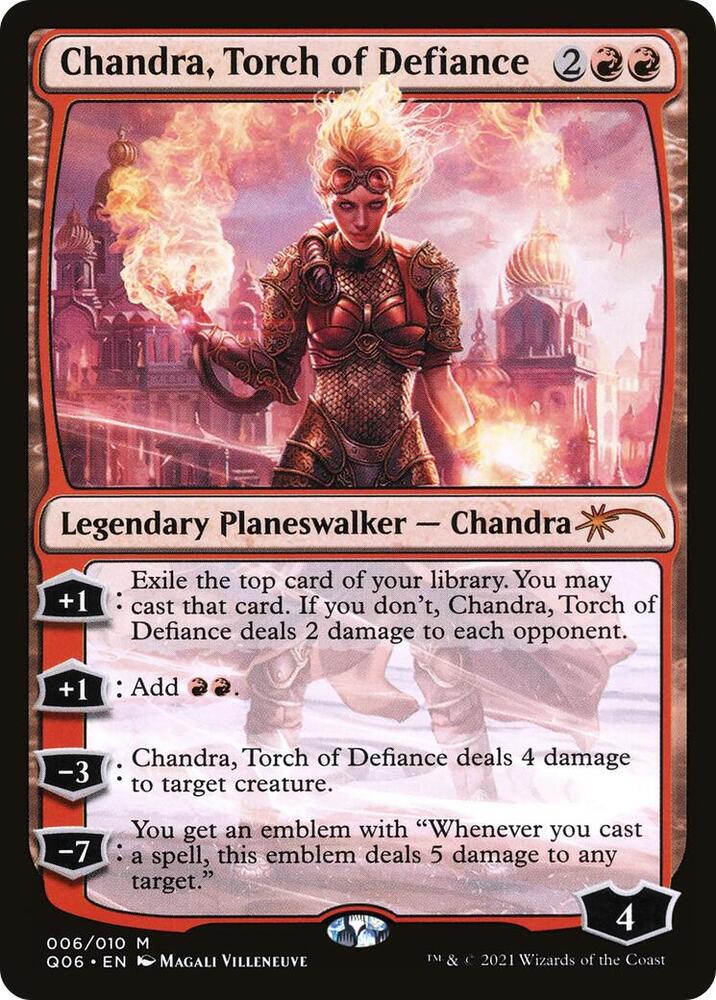 Chandra, Torch of Defiance (6) [Unique and Miscellaneous Promos]